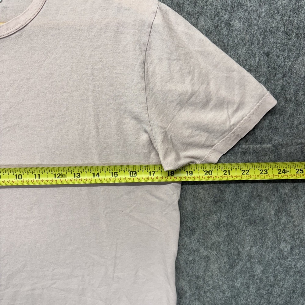 Sunspel T-Shirt Men's XS Short Sleeve Cotton Pink White Striped England Luxury - Picture 5 of 9